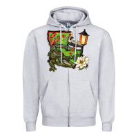 Heather Grey louisiana state Zipper Hoodie - BarkalooDesign