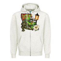 Oatmeal Heather louisiana state Zipper Hoodie - BarkalooDesign
