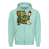 Seafoam louisiana state Zipper Hoodie - BarkalooDesign