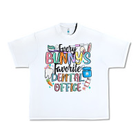 White every bunnys favorite dental office Urban Heavy Tee - MaliasSmallBusiness