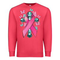 Cardinal Cancer Cross Cancer Awareness Premium Sweatshirt - HowdyJamesFarm
