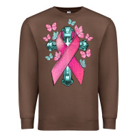 Chestnut Cancer Cross Cancer Awareness Premium Sweatshirt - HowdyJamesFarm