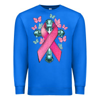 True Royal Cancer Cross Cancer Awareness Premium Sweatshirt - HowdyJamesFarm