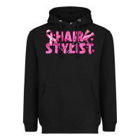 Black Breast Cancer hair stylist Heavyweight Hoodie - texasbilliewilder
