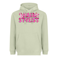 Matcha Breast Cancer hair stylist Heavyweight Hoodie - texasbilliewilder