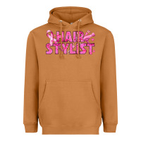 Meerkat Breast Cancer hair stylist Heavyweight Hoodie - texasbilliewilder