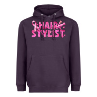 Plum Breast Cancer hair stylist Heavyweight Hoodie - texasbilliewilder
