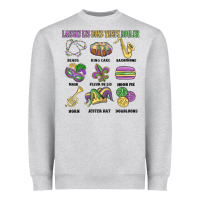 Heather Grey laissez les bons temps rouler Heavyweight Sweatshirt - MaliasSmallBusiness