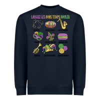 Navy laissez les bons temps rouler Heavyweight Sweatshirt - MaliasSmallBusiness