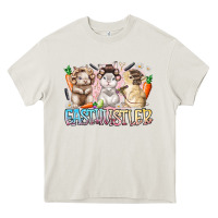 Cream east hustler Heavy Core Tee - RacoonDesign