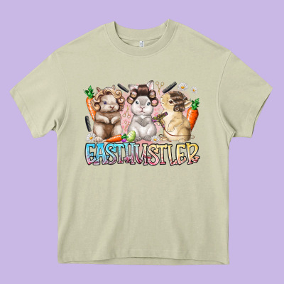East Hustler Heavy Core Tee Designed By Racoondesign