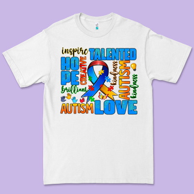 Autism  Words Premium Tee Designed By Adodesignshop