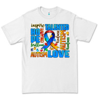 White autism  words Premium Tee - AdoDesignShop