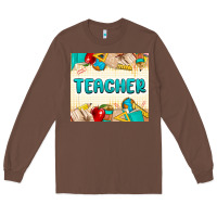 Chestnut teacher Long Sleeve Tee - MaliasSmallBusiness