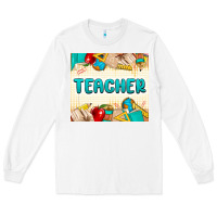 White teacher Long Sleeve Tee - MaliasSmallBusiness