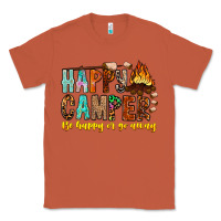 Copper Happy Camper Be Happy Or Go Away Classic Tee - CowhideDigitalArt