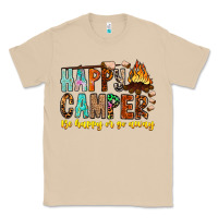 Mushroom Happy Camper Be Happy Or Go Away Classic Tee - CowhideDigitalArt