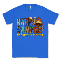 True Royal Happy Camper Be Happy Or Go Away Classic Tee - CowhideDigitalArt