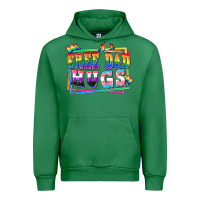Emerald Free dad hugs pride Urban Hoodie - FaDigitalArtStudio