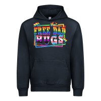 Navy Free dad hugs pride Urban Hoodie - FaDigitalArtStudio