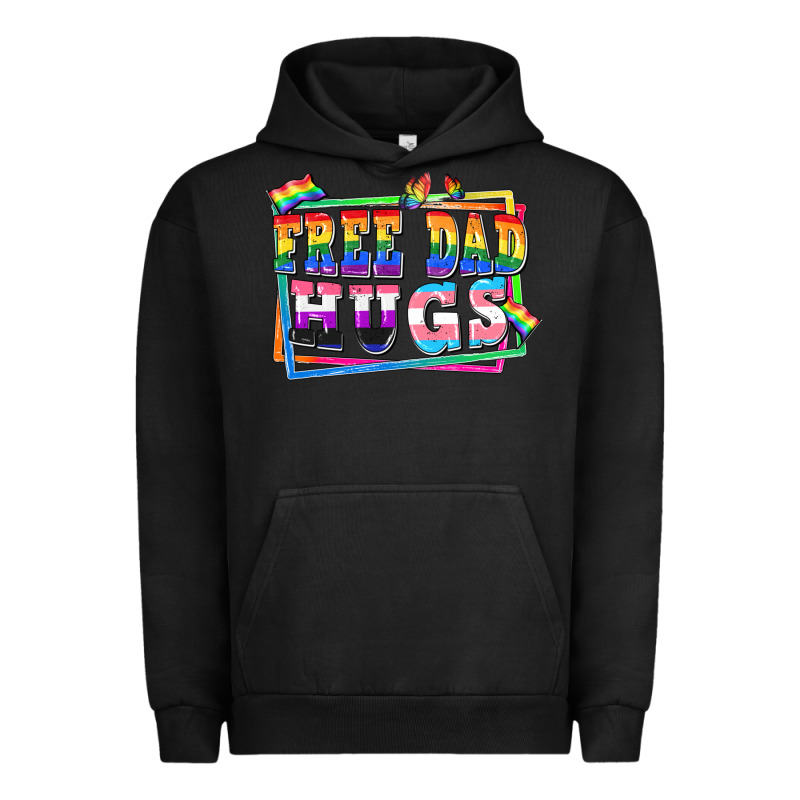 Free Dad Hugs Pride Urban Hoodie by FaDigitalArtStudio | Teevron