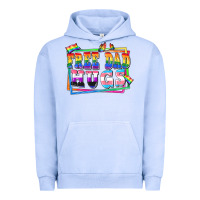 Pigment Grape Ice Free dad hugs pride Urban Hoodie - FaDigitalArtStudio