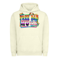 Pigment Pistachio Free dad hugs pride Urban Hoodie - FaDigitalArtStudio