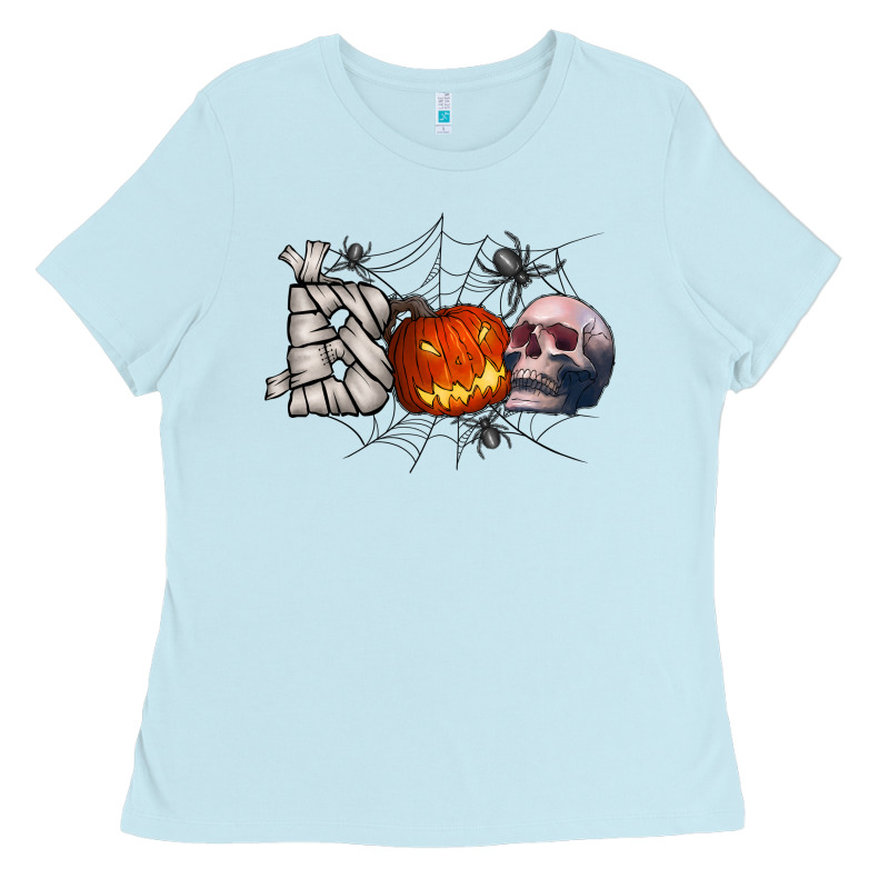Boo Ladies Tee by CowhideDigitalArt | Teevron