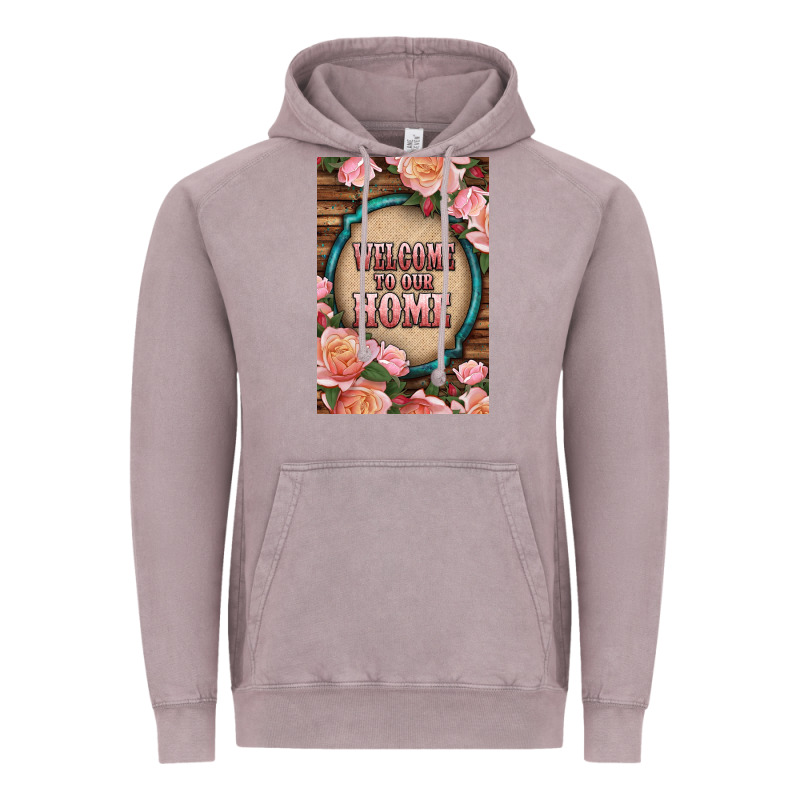 Western Welcome To Our Home Vintage Hoodie by LillyAllenDesigns | Teevron