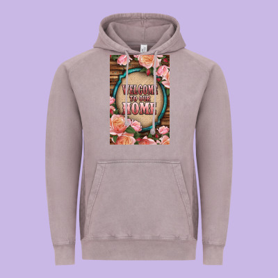 Western Welcome To Our Home Vintage Hoodie Designed By Lillyallendesigns