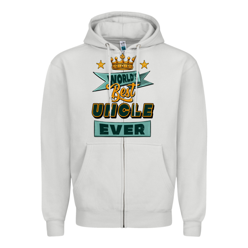 World's Best Uncle Ever Zipper Hoodie by Jasminsmagicworld | Teevron