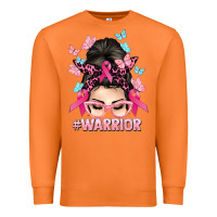 Carrot Warrior Cancer messy bun Cancer Awareness Premium Sweatshirt - HowdyJamesFarm