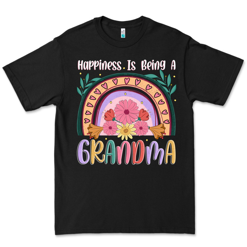 Happiness Is Being A Grandma Premium Tee by JahusDesignShop | Teevron