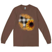 Chestnut sunflower christmas patch Long Sleeve Tee - JahusDesignShop
