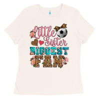 Bone little sister biggest fan soccer Ladies Tee - HRA Design Shop