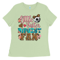 Matcha little sister biggest fan soccer Ladies Tee - HRA Design Shop