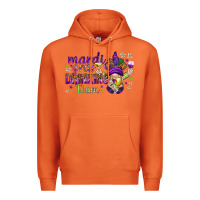 Carrot Mardi Gras drinking team with gnome Premium Hoodie - HowdyJamesFarm