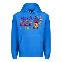True Royal Mardi Gras drinking team with gnome Premium Hoodie - HowdyJamesFarm