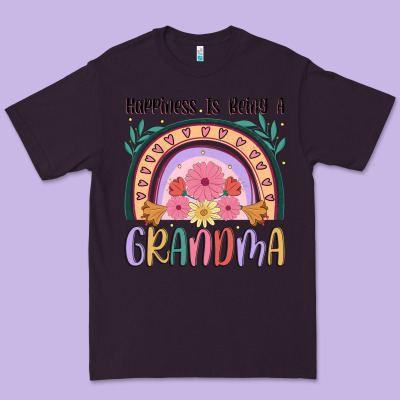 Happiness Is Being A Grandma Premium Tee Designed By Jahusdesignshop