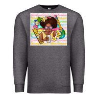 Charcoal Heather goodbye school hello summer Premium Sweatshirt - TumblerDesignByShophia