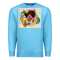 Ocean Blue goodbye school hello summer Premium Sweatshirt - TumblerDesignByShophia