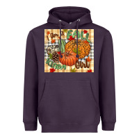 Plum I am a Fall kinda girl pumpkin Fall Heavyweight Hoodie - NancyCooperArtShop