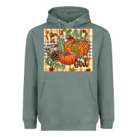 Sage I am a Fall kinda girl pumpkin Fall Heavyweight Hoodie - NancyCooperArtShop