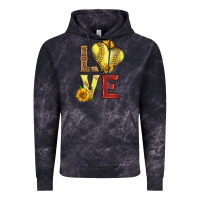 Cloud Black western love softball Vintage Hoodie - LillyAllenDesigns