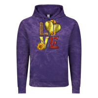 Cloud Purple western love softball Vintage Hoodie - LillyAllenDesigns