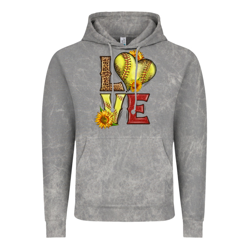 Western Love Softball Vintage Hoodie by LillyAllenDesigns | Teevron