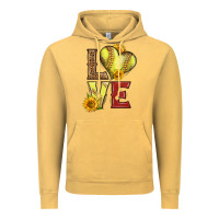 Vintage Mustard western love softball Vintage Hoodie - LillyAllenDesigns