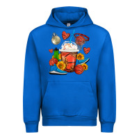 Cobalt Basketball Frappe Coffee Urban Hoodie - FaDigitalArtStudio