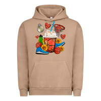 Pigment Burro Basketball Frappe Coffee Urban Hoodie - FaDigitalArtStudio