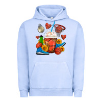 Pigment Grape Ice Basketball Frappe Coffee Urban Hoodie - FaDigitalArtStudio